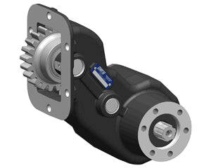 Eaton Fuller 6-Bolt 3-Gear Side Mounted PTO with 3-Bolt UNI Output - Air Operated, Includes Mounting Kit