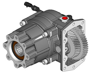 Allison Heavy Duty Hot Shift PTO (Agitator Spec) with ISO Output - 12V, includes 1410 Flange and Mounting Kit