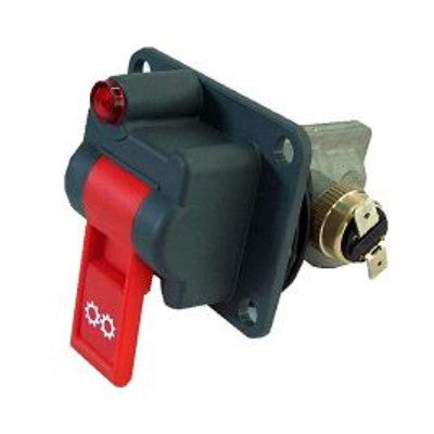 Air Cabin Controls - PTO Single Acting Switch, Latching, Compact Aluminium Cylinder Body - 1/8" BSP Porting